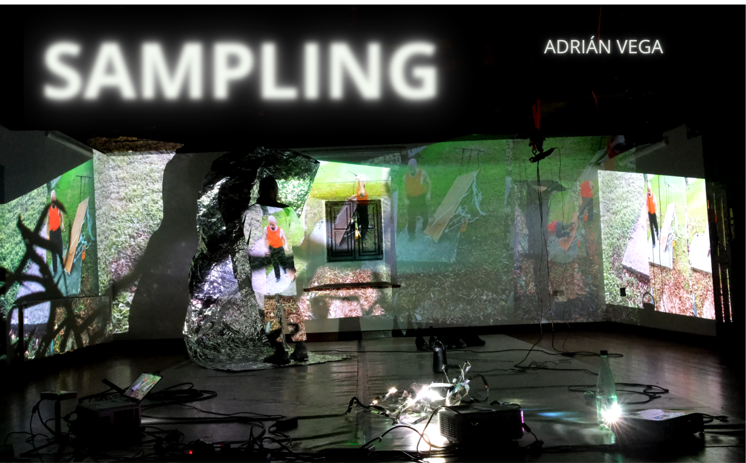 Sampling installation with multiple projections across a black box